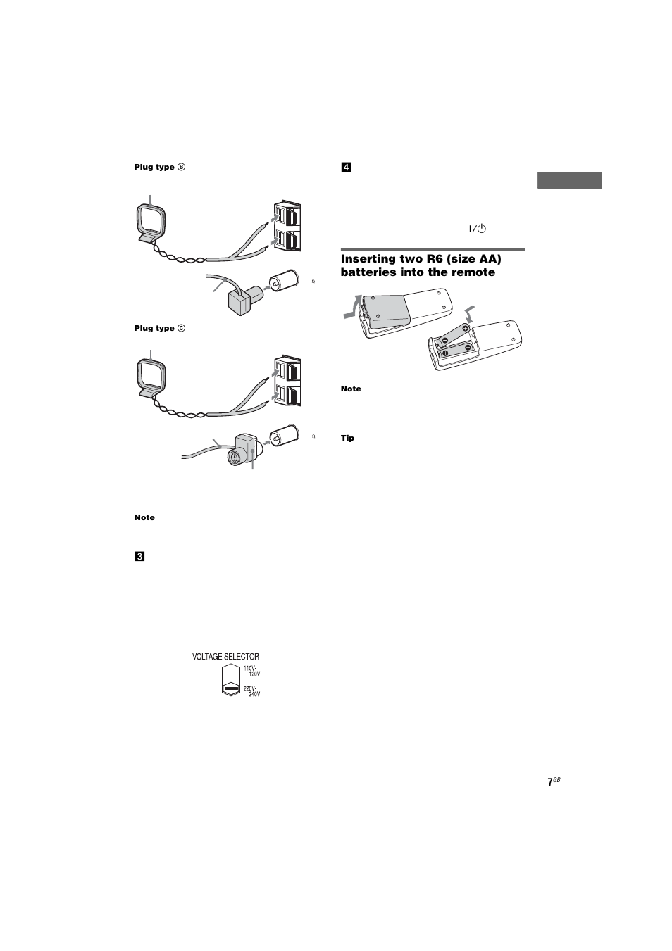 4 connect the power cord to a wall outlet | Sony CMT-NE3 User Manual | Page 7 / 32