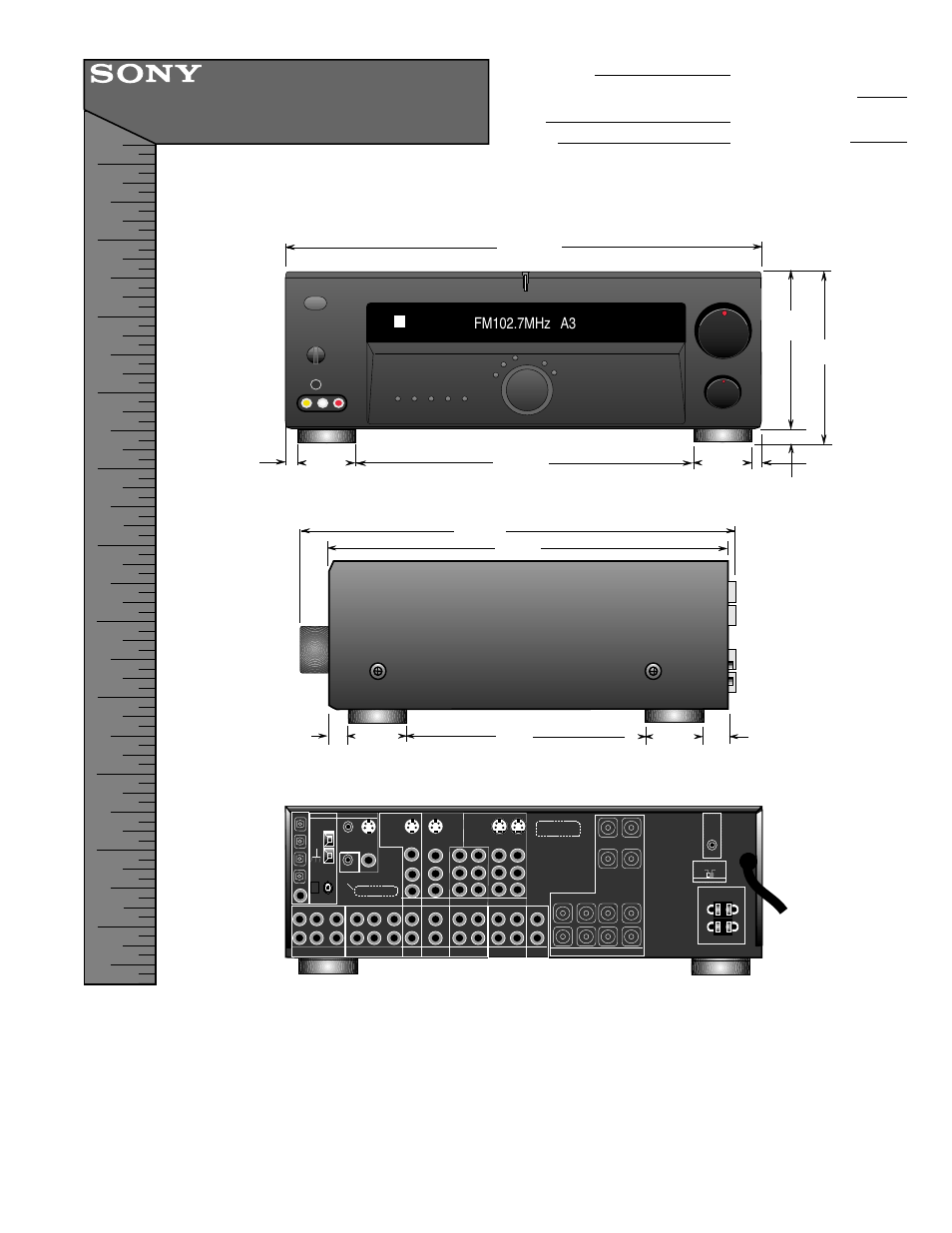 Sony STR-DE675 User Manual | 1 page