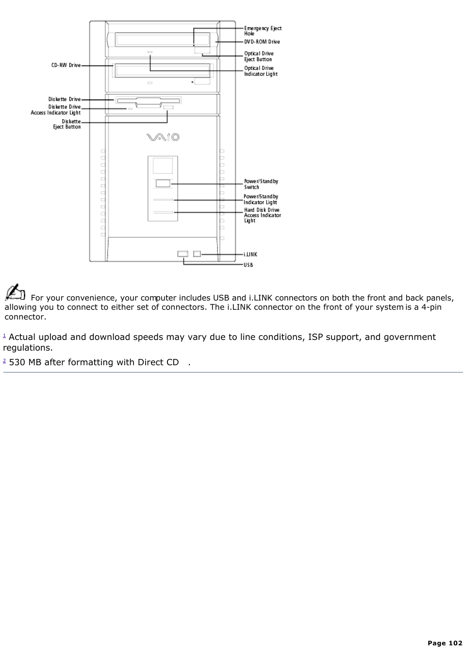 Sony PCV-R549DS User Manual | Page 102 / 514