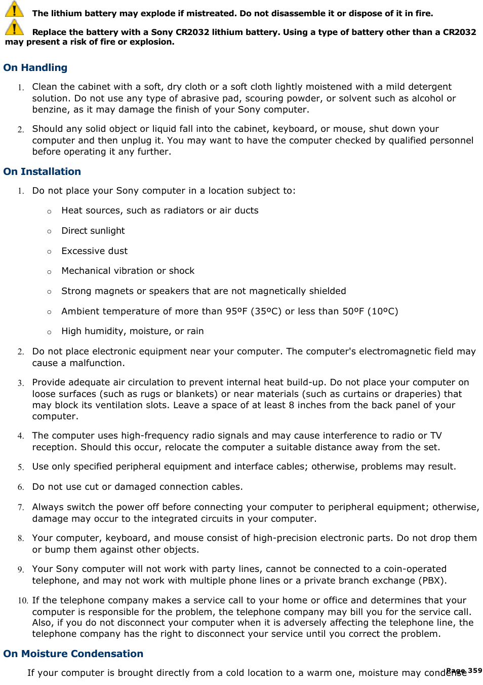 Sony PCV-R549DS User Manual | Page 359 / 514