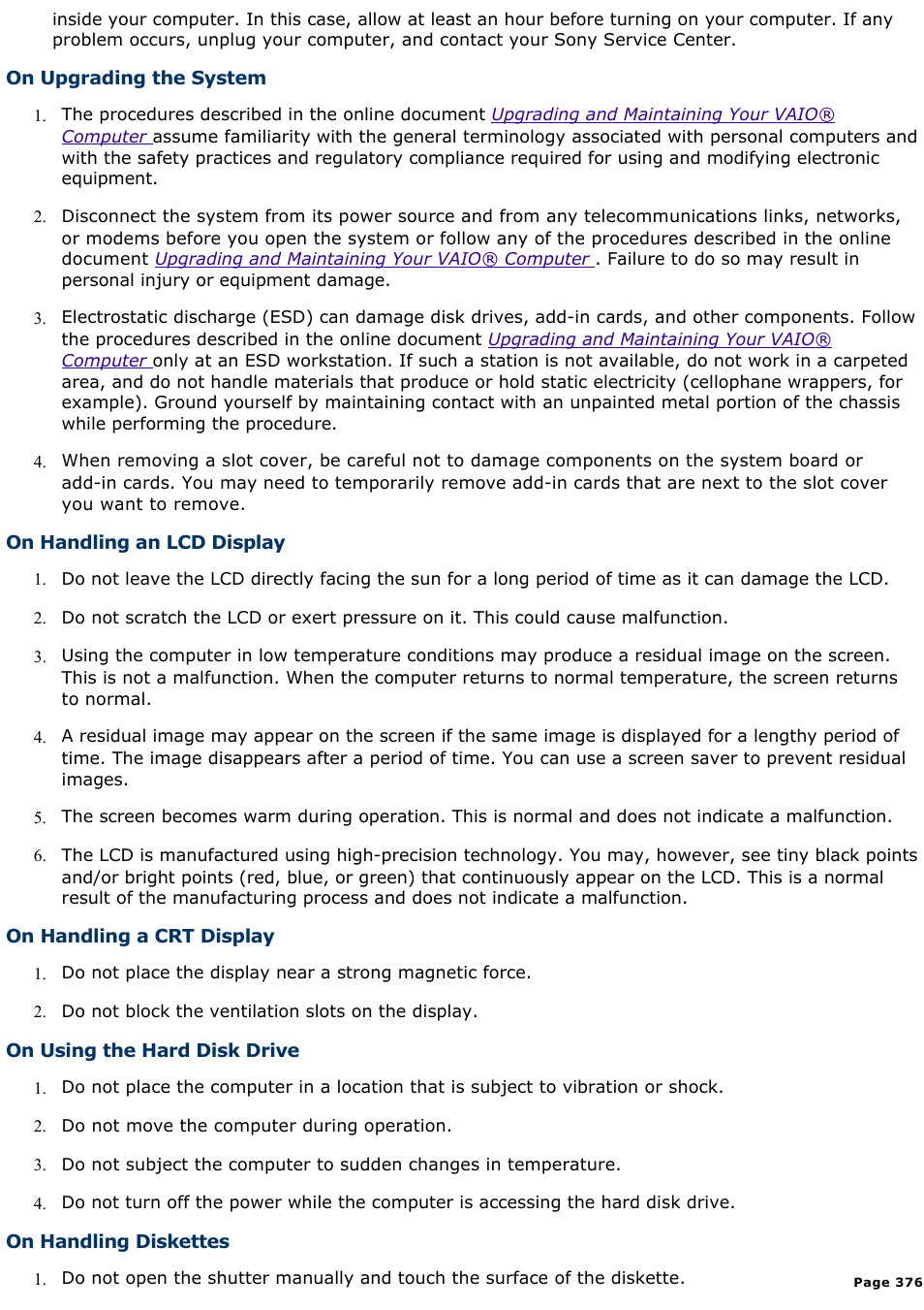 Sony PCV-R549DS User Manual | Page 376 / 514