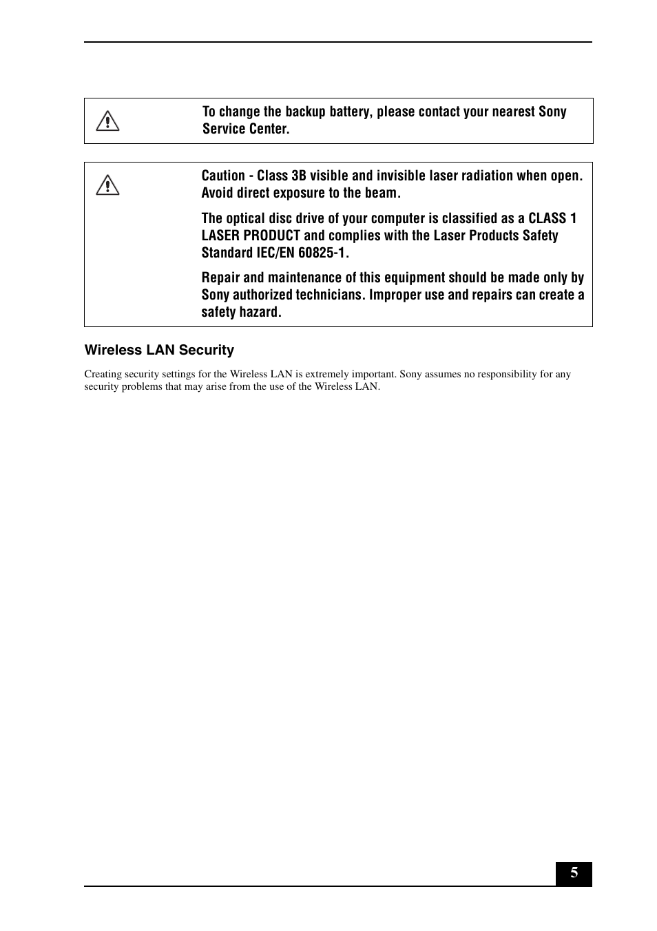 Sony VGC-JS320J User Manual | Page 5 / 16