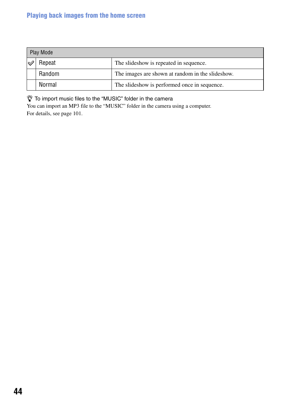 Sony DSC-G1 User Manual | Page 44 / 125