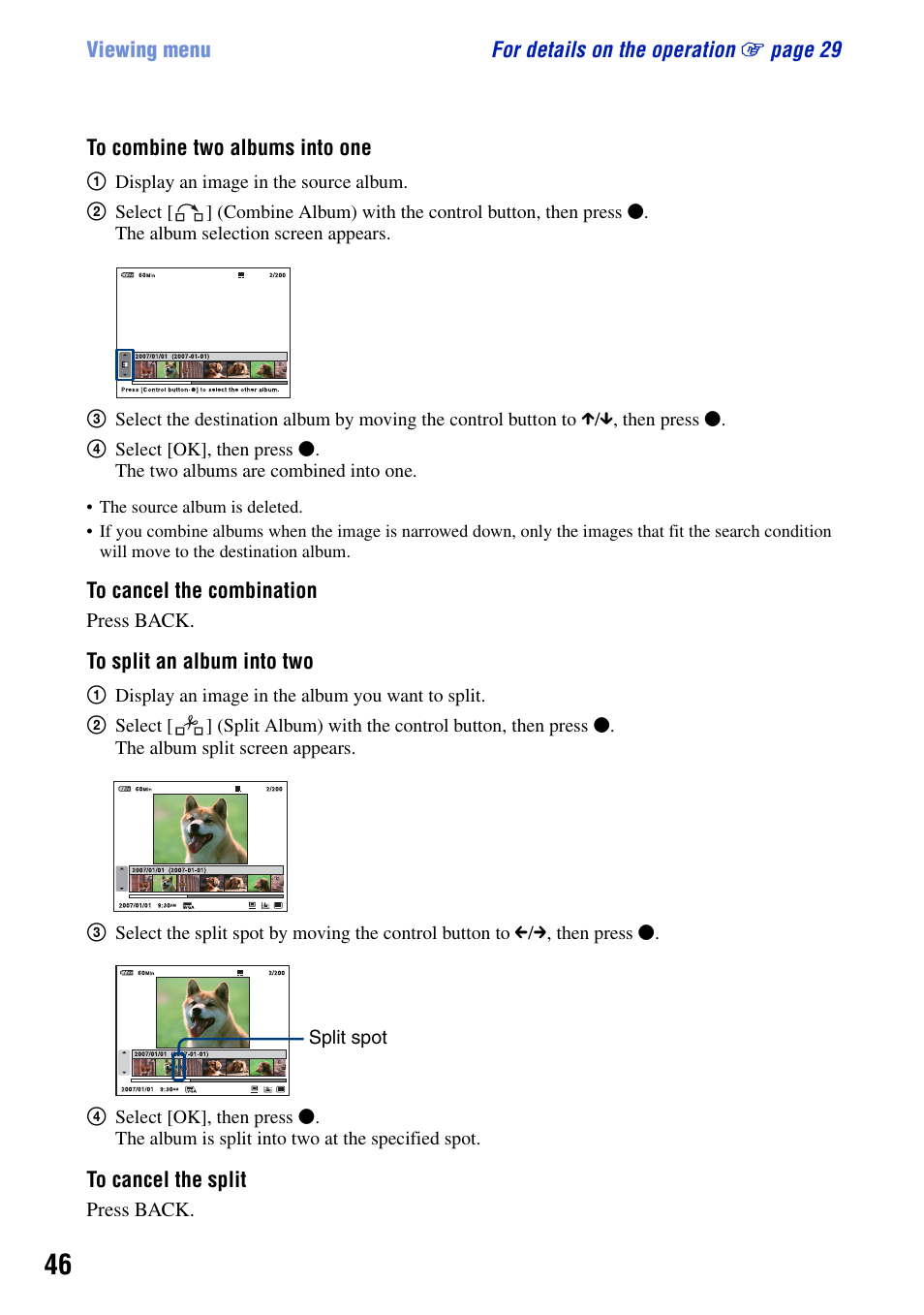 Sony DSC-G1 User Manual | Page 46 / 125