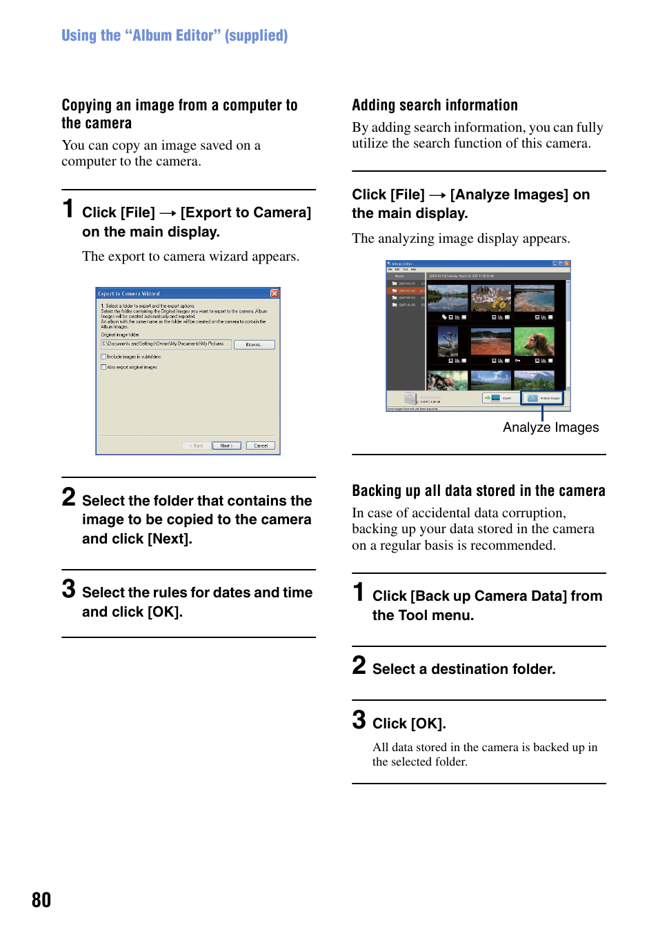 Sony DSC-G1 User Manual | Page 80 / 125