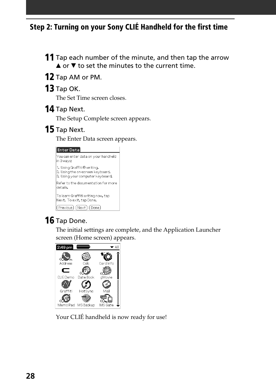 Sony PEG-T415 User Manual | Page 28 / 64