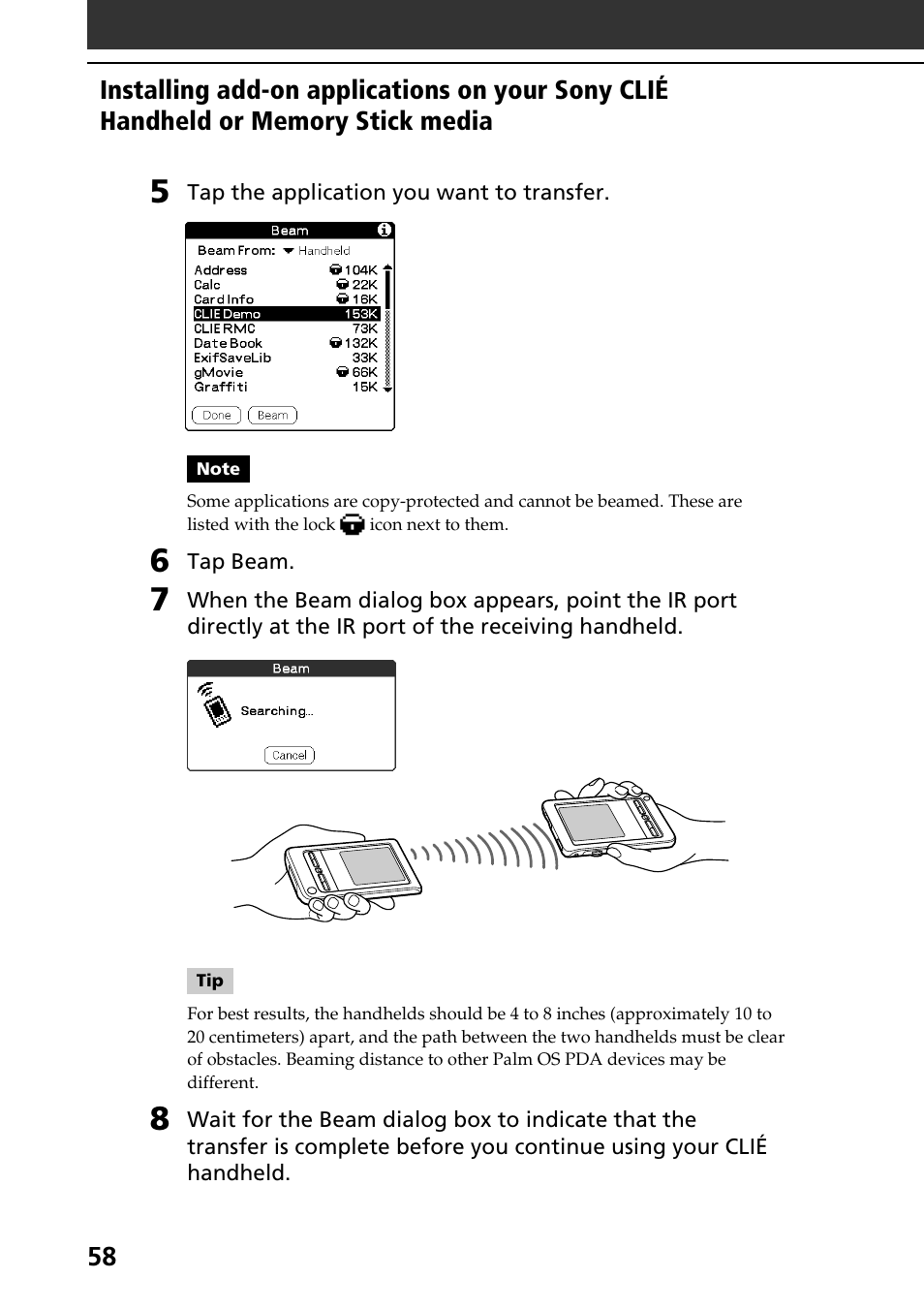 Sony PEG-T415 User Manual | Page 58 / 64