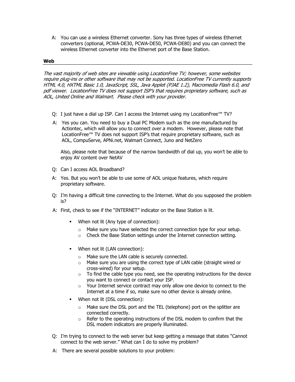 Sony LF-X1 User Manual | Page 6 / 13