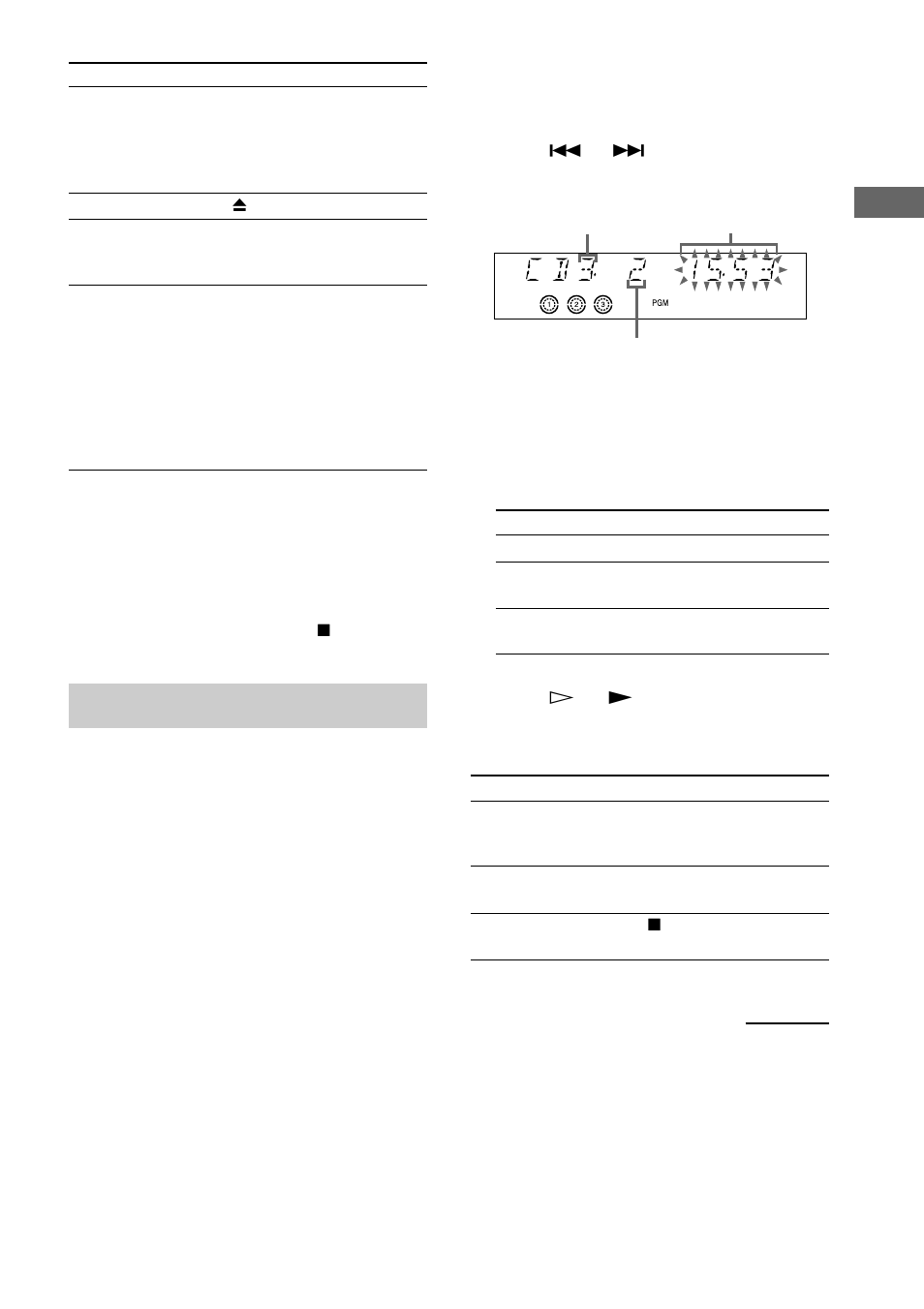 Programing cd tracks, Program play | Sony MHC-RG4SR User Manual | Page 11 / 28