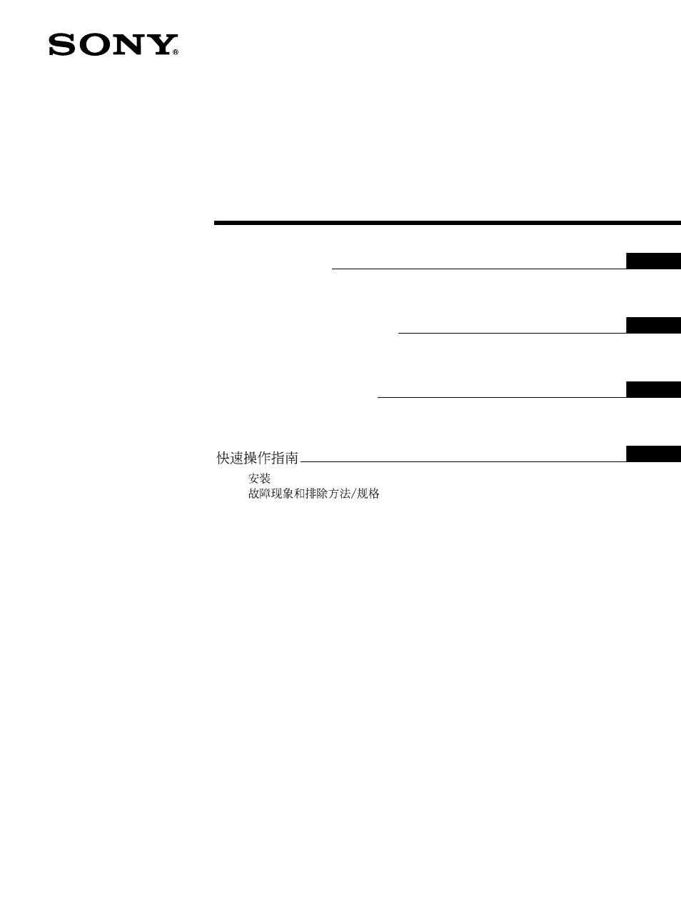 Sony SDM-P234 User Manual | 20 pages