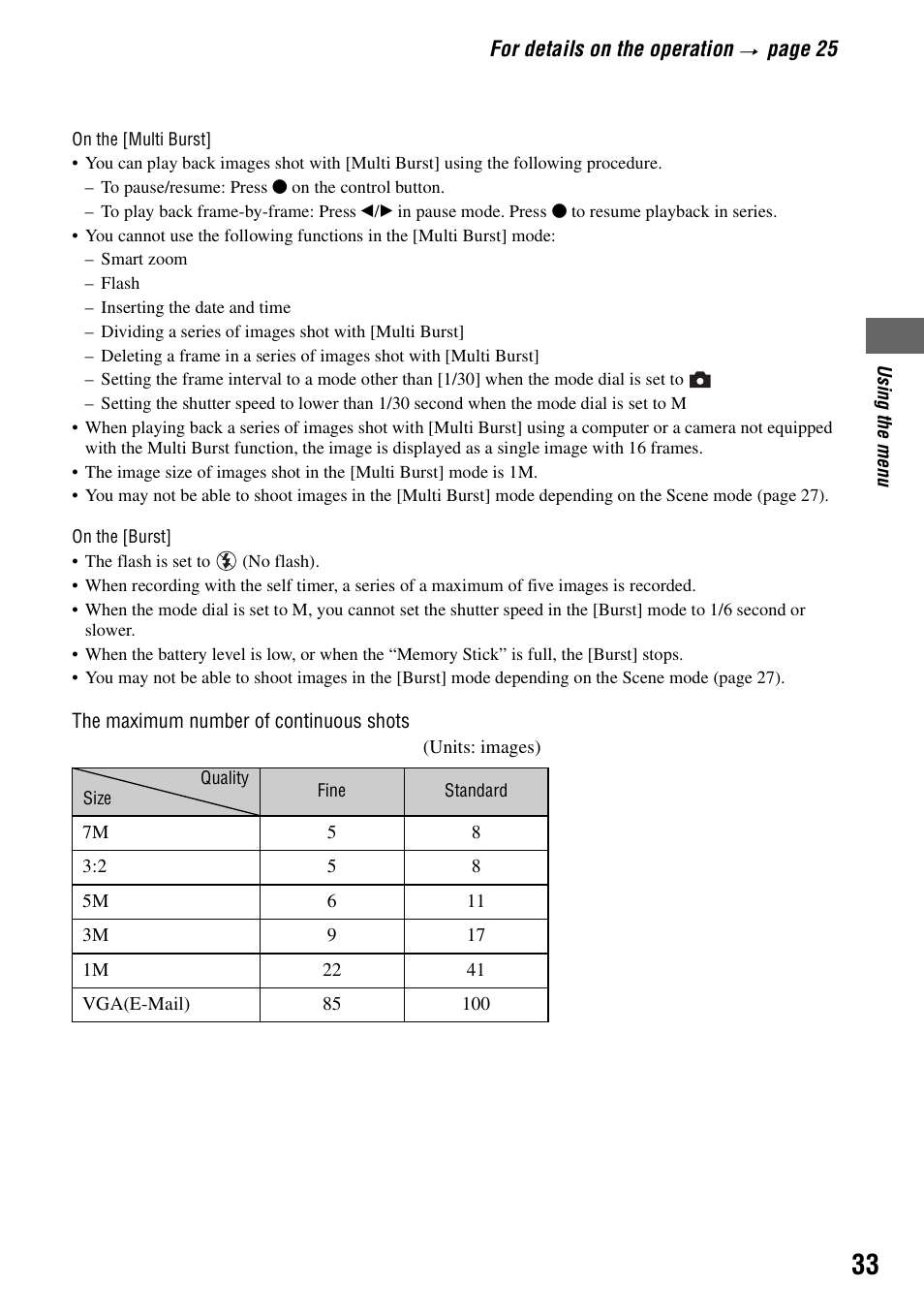 Sony DSC-P200 User Manual | Page 33 / 99
