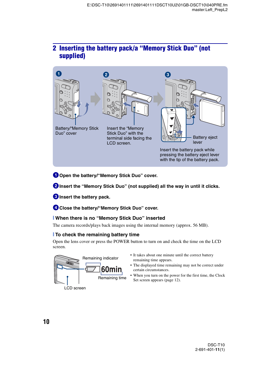 Sony DSC-T10 User Manual | Page 10 / 32