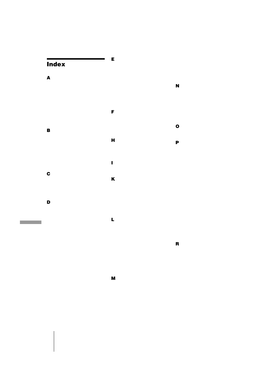 Index | Sony MDS-JE440 User Manual | Page 58 / 60