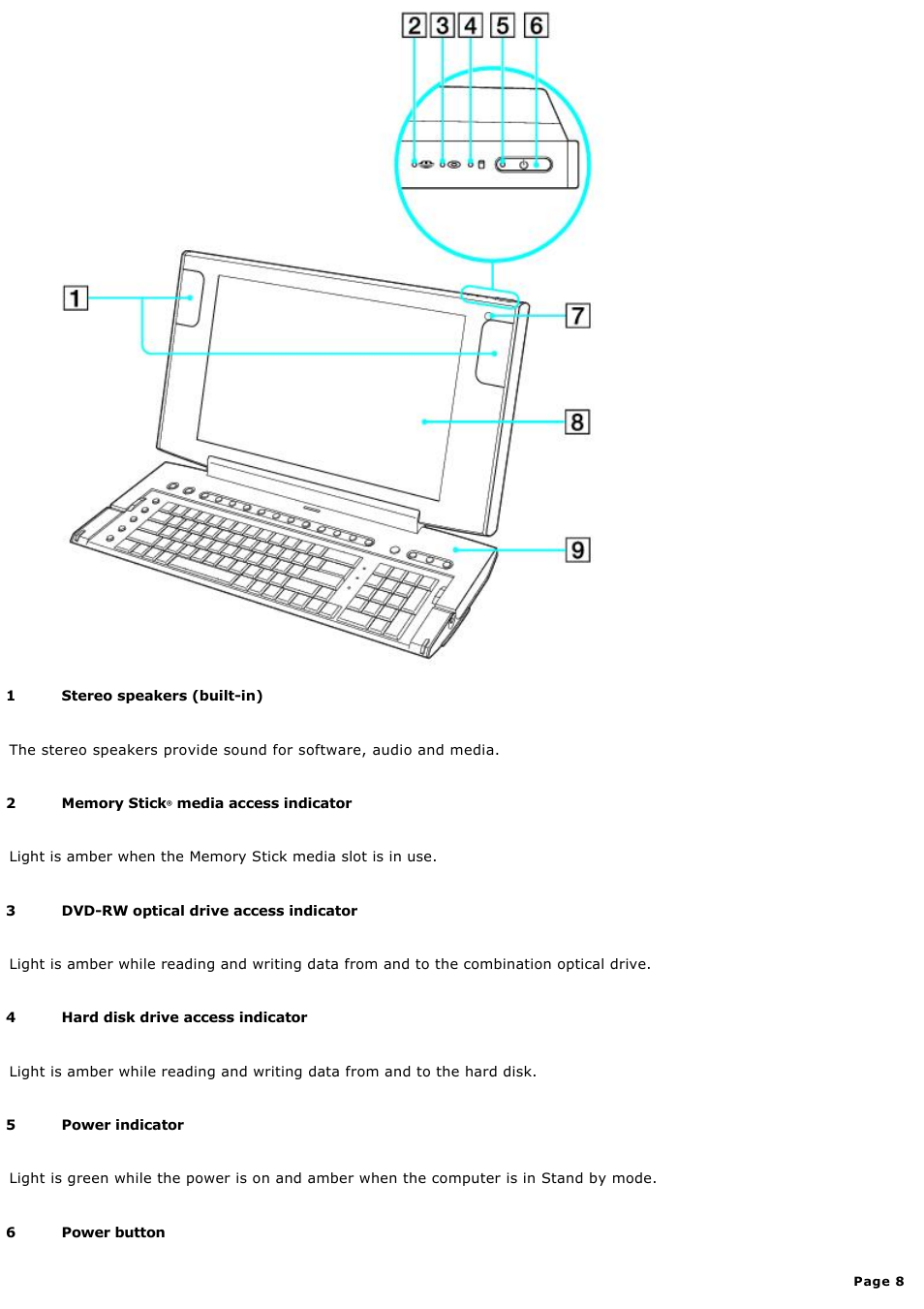 Sony PCV-W600G User Manual | Page 8 / 138