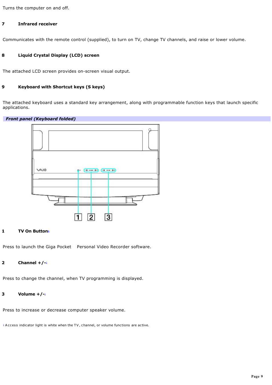 Sony PCV-W600G User Manual | Page 9 / 138