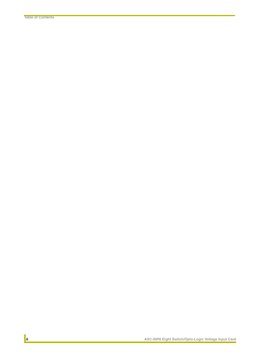 AMX AXC-INP8 User Manual | Page 4 / 8