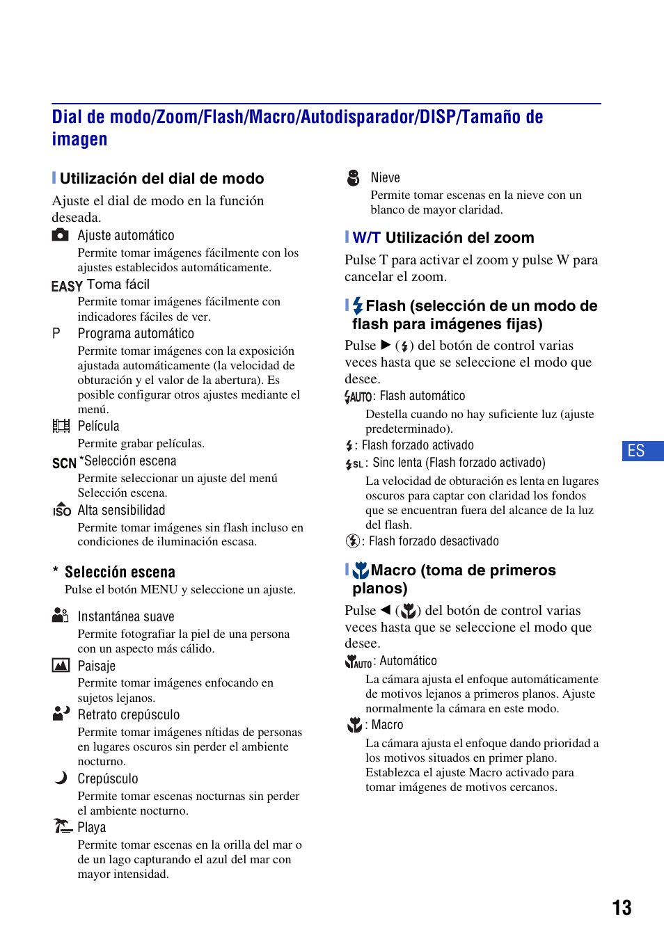 Sony DSC-S980 User Manual | Page 47 / 72