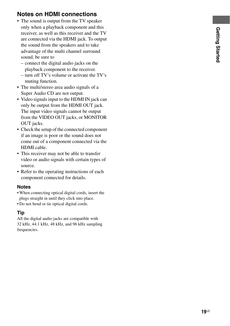 Sony STR-DH500 User Manual | Page 19 / 64