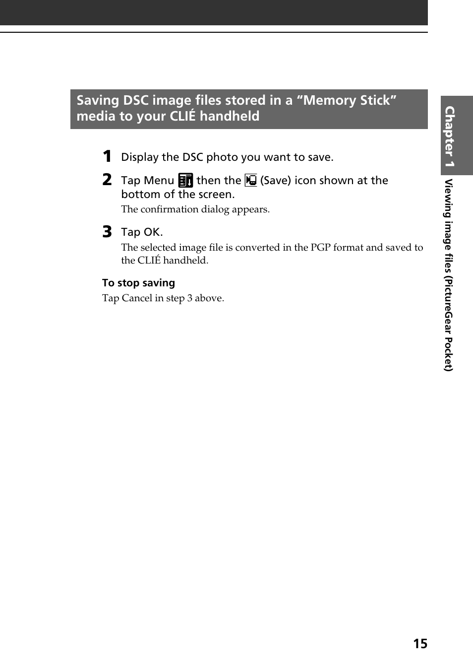 Sony PEG-S360 User Manual | Page 15 / 40