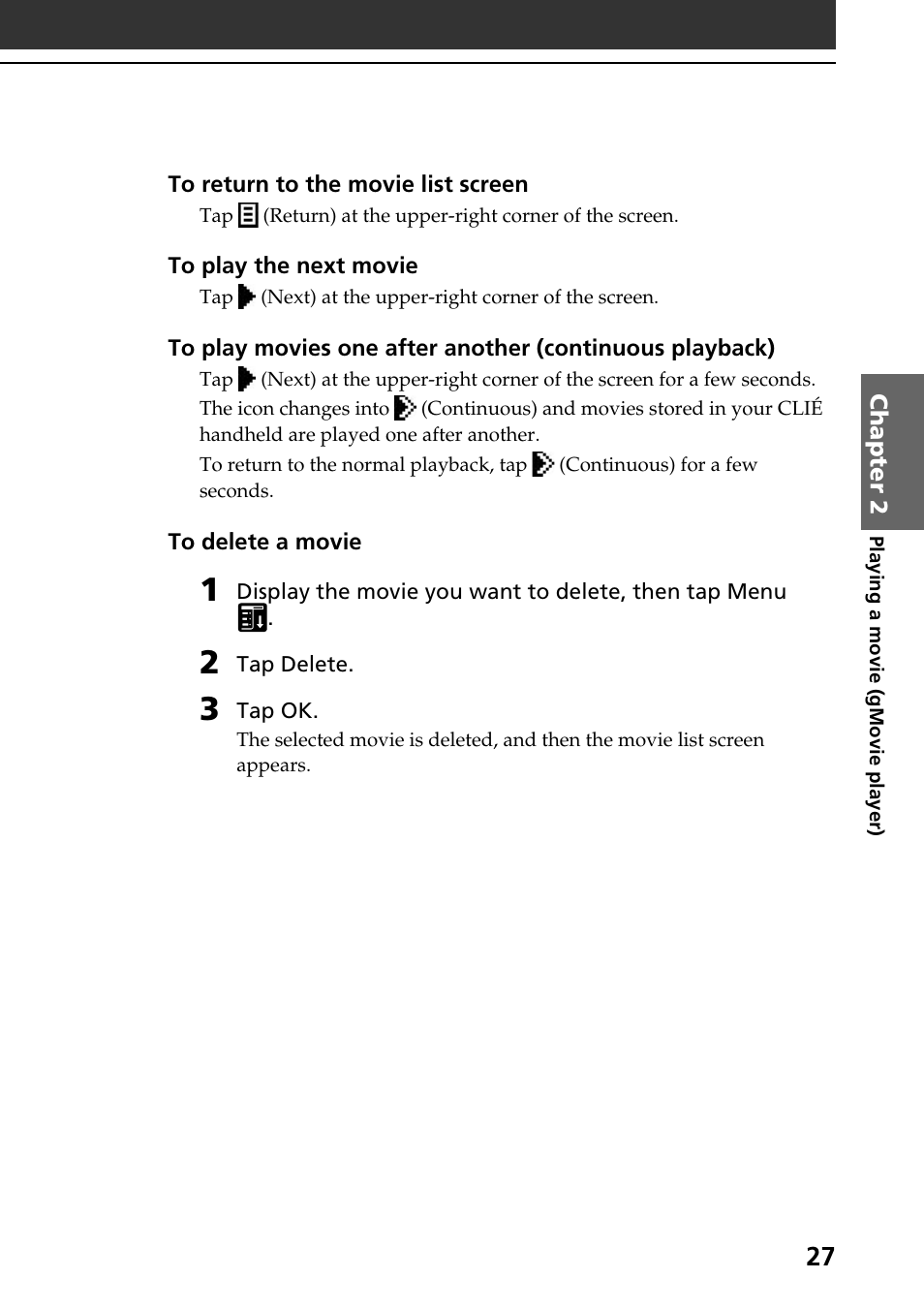 Sony PEG-S360 User Manual | Page 27 / 40