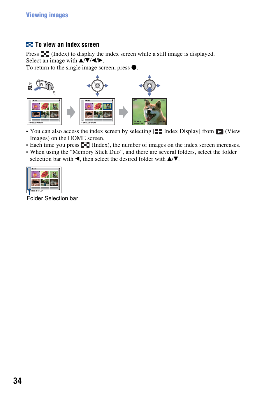 Sony DSC-H3 User Manual | Page 34 / 123