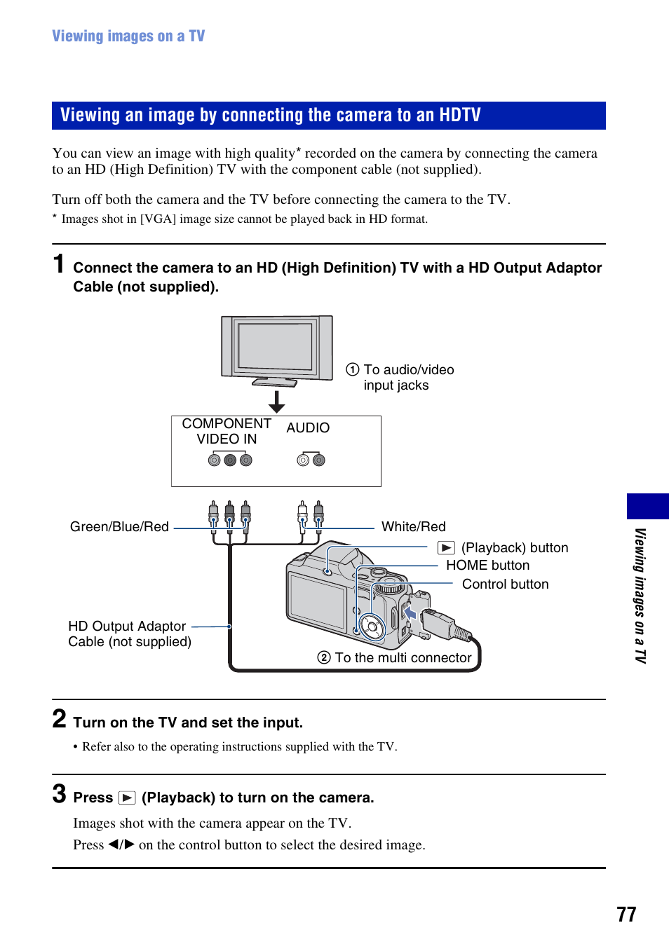 Sony DSC-H3 User Manual | Page 77 / 123