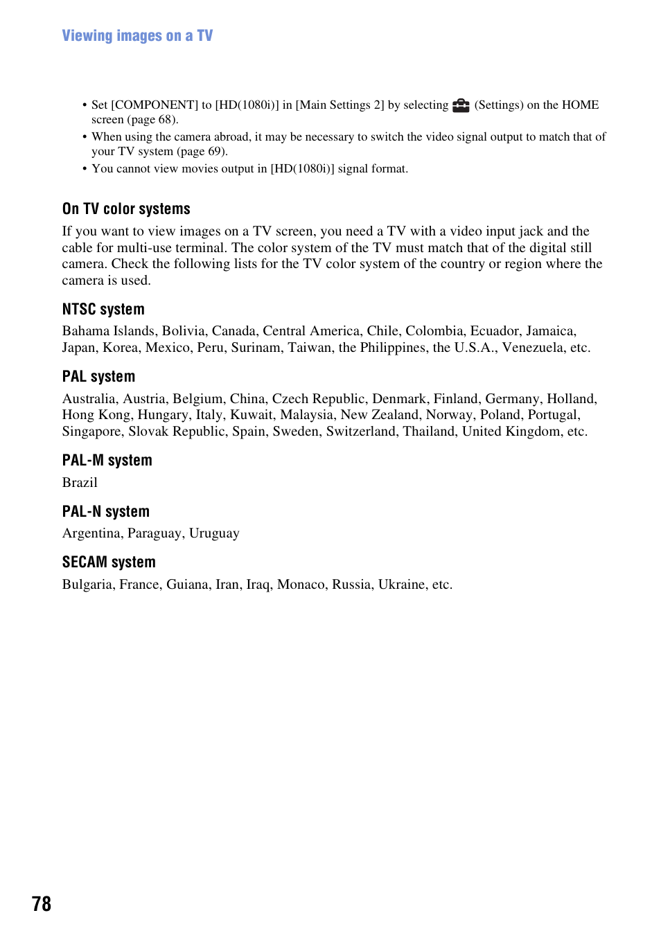 Sony DSC-H3 User Manual | Page 78 / 123