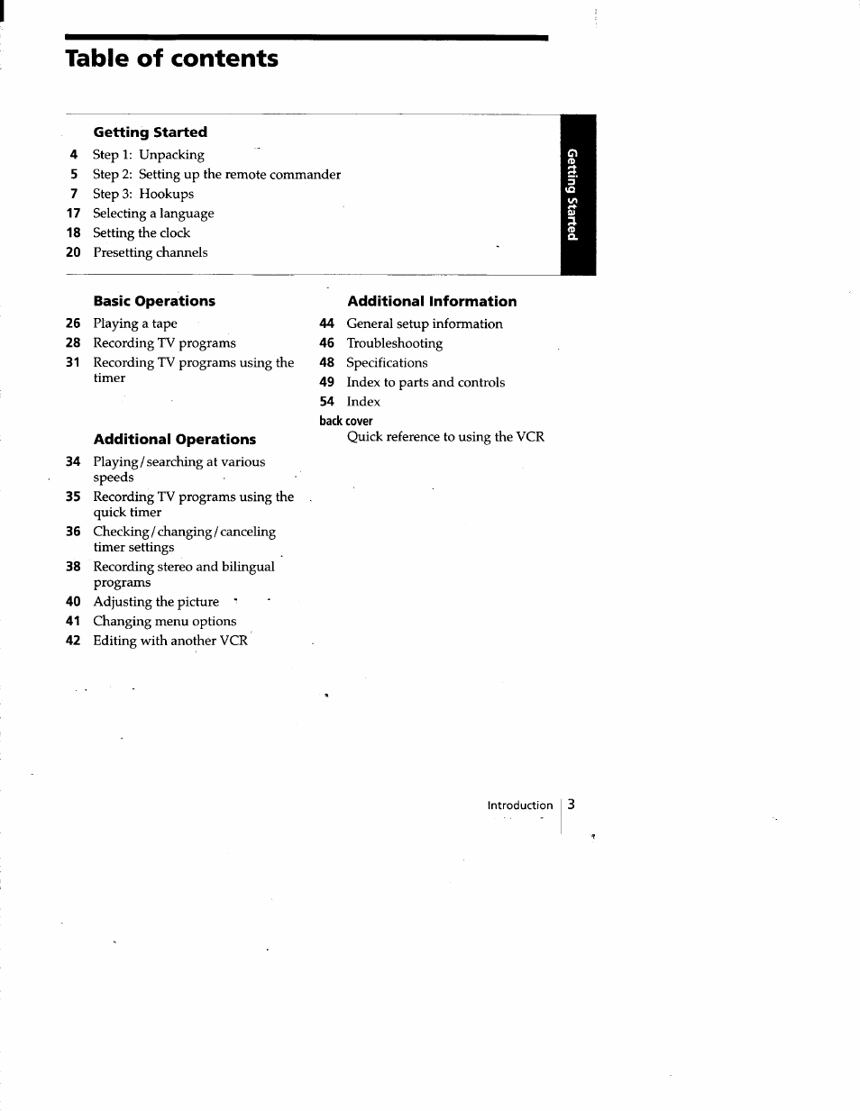 Sony SLV-677HF User Manual | Page 3 / 53
