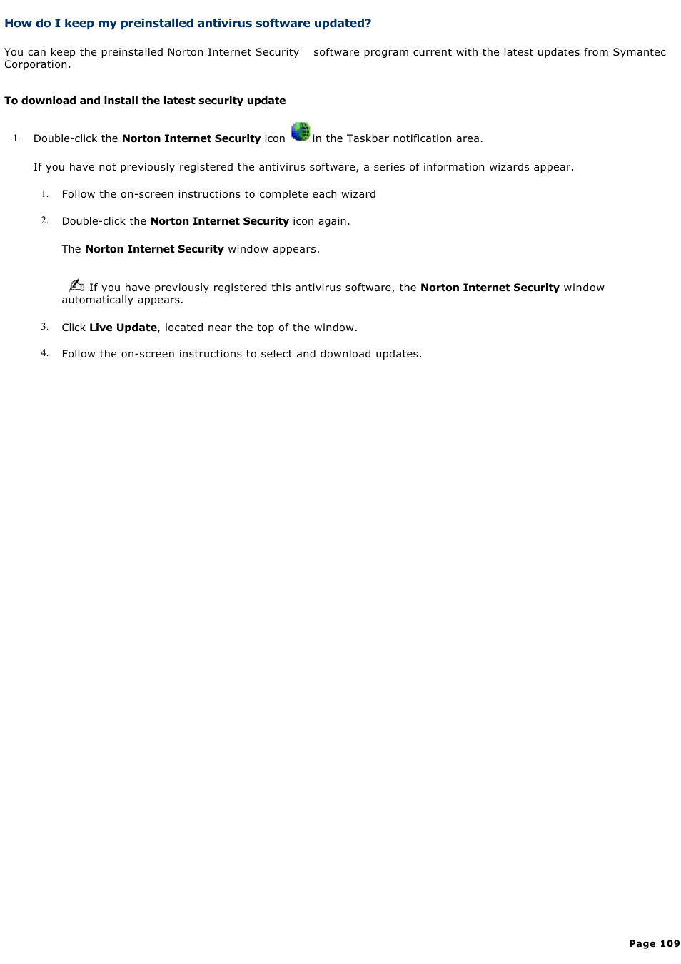 Sony PCV-RS710GX User Manual | Page 109 / 180