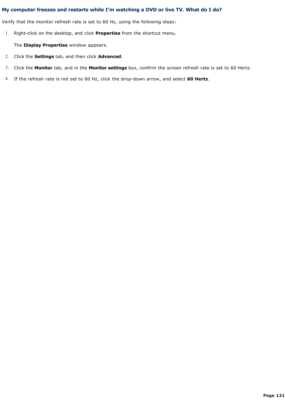 Sony PCV-RS710GX User Manual | Page 121 / 180
