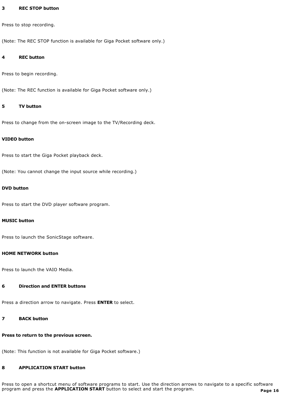 Sony PCV-RS710GX User Manual | Page 16 / 180