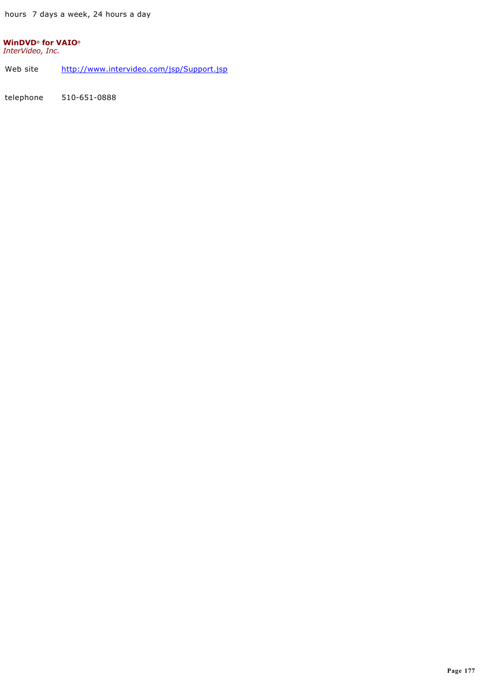 Sony PCV-RS710GX User Manual | Page 177 / 180