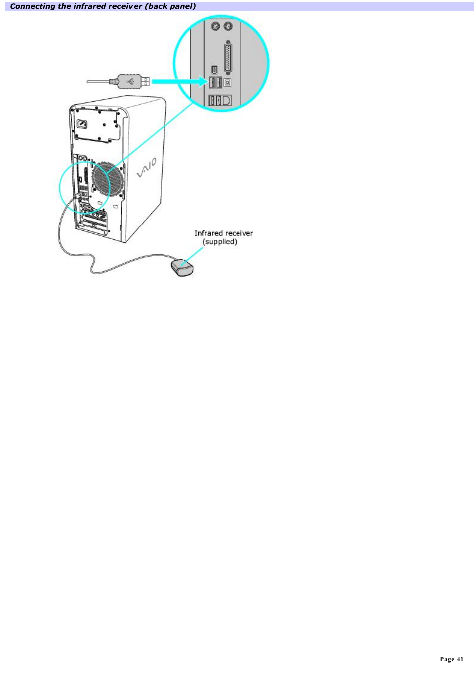 Sony PCV-RS710GX User Manual | Page 41 / 180