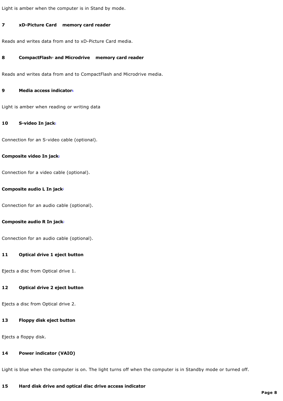 Sony PCV-RS710GX User Manual | Page 8 / 180