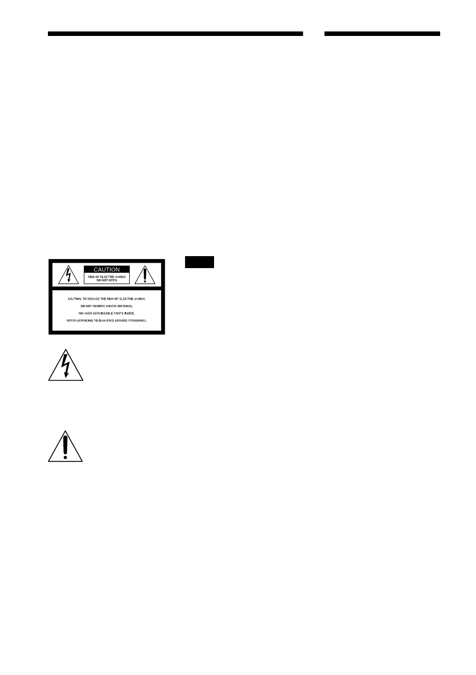 Warning, Welcome | Sony DVP-NS500V User Manual | Page 2 / 96