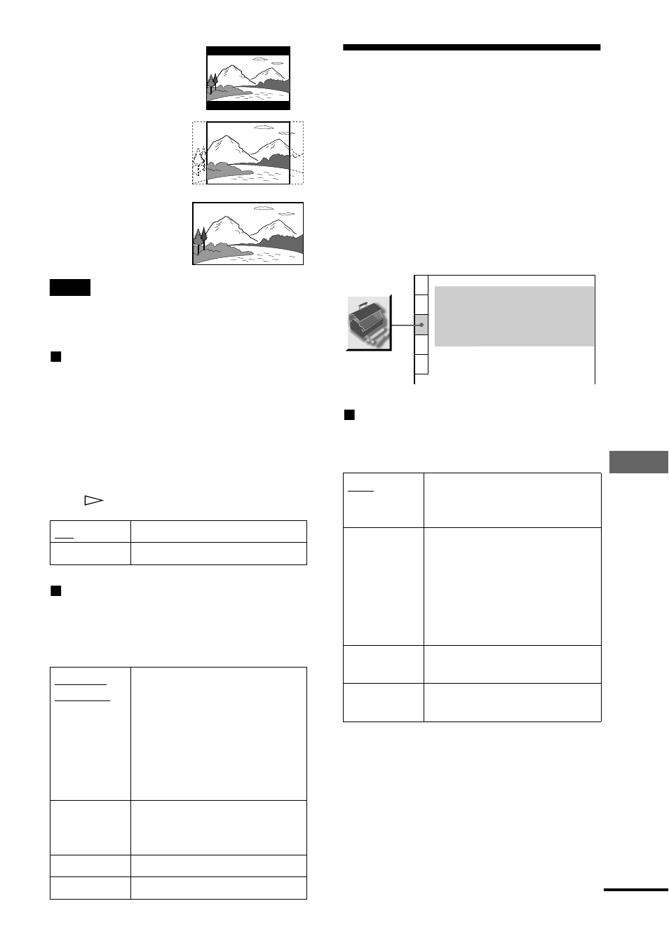 Custom settings (custom setup), Custom settings, Se tt ings a nd adjus tme nts | Custom setup) | Sony DVP-NS500V User Manual | Page 75 / 96