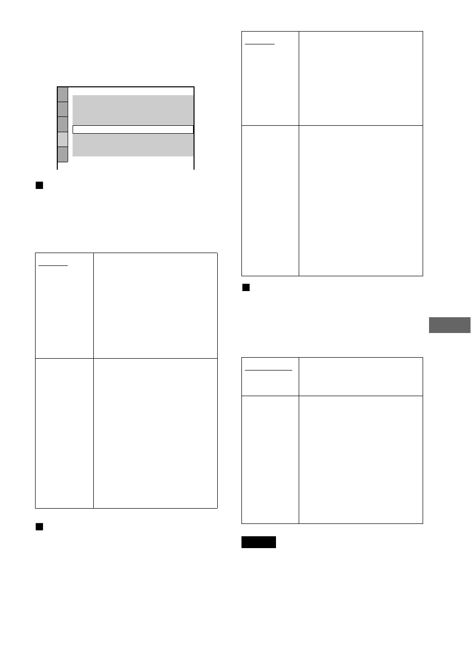 Se tt ings a nd adjus tme nts | Sony DVP-NS500V User Manual | Page 79 / 96