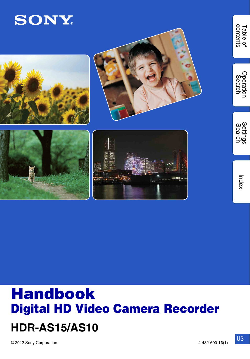 Sony HDR-AS10 User Manual | 60 pages
