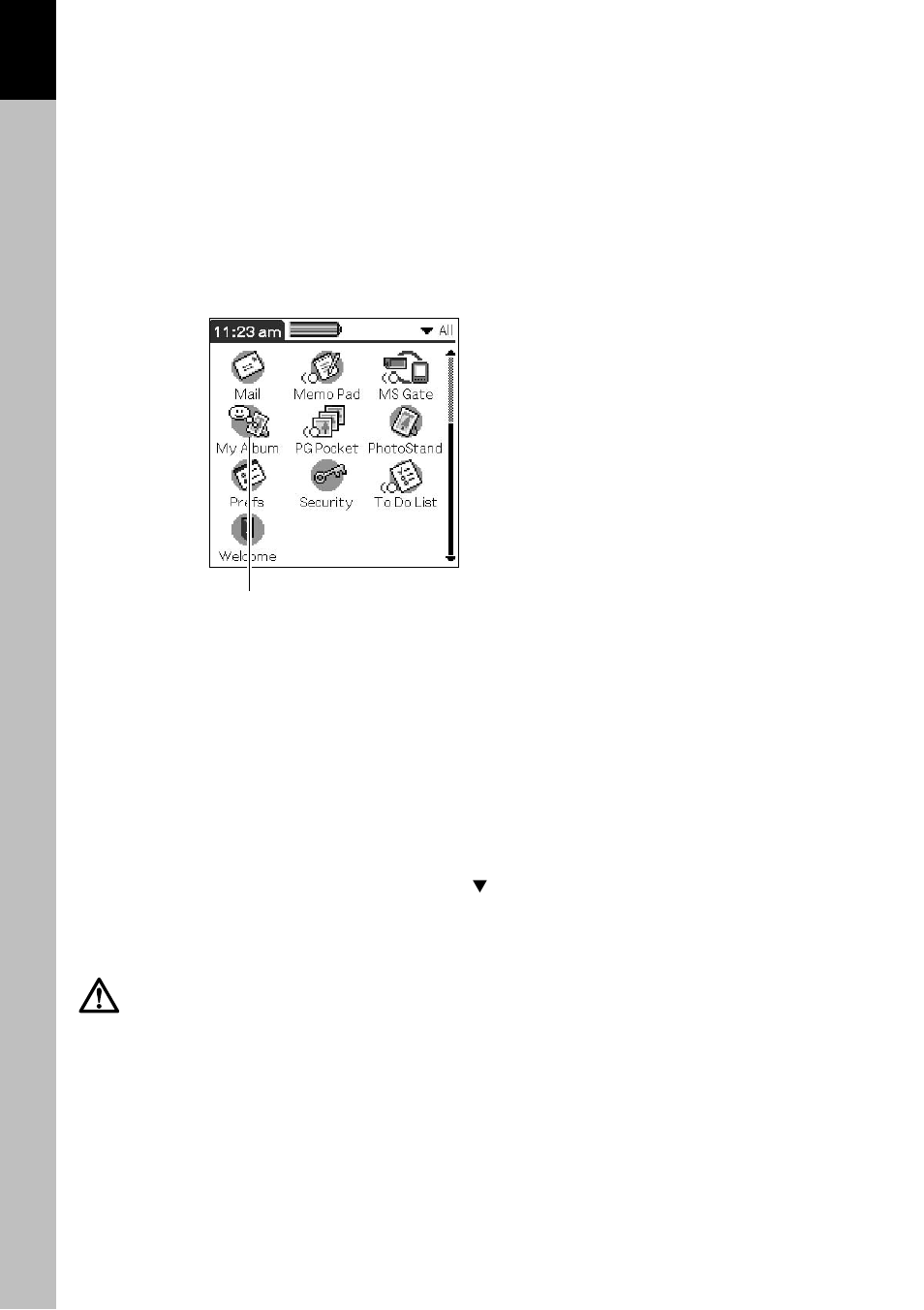 Viewing and organizing pictures | Sony PEG-N760C User Manual | Page 16 / 29