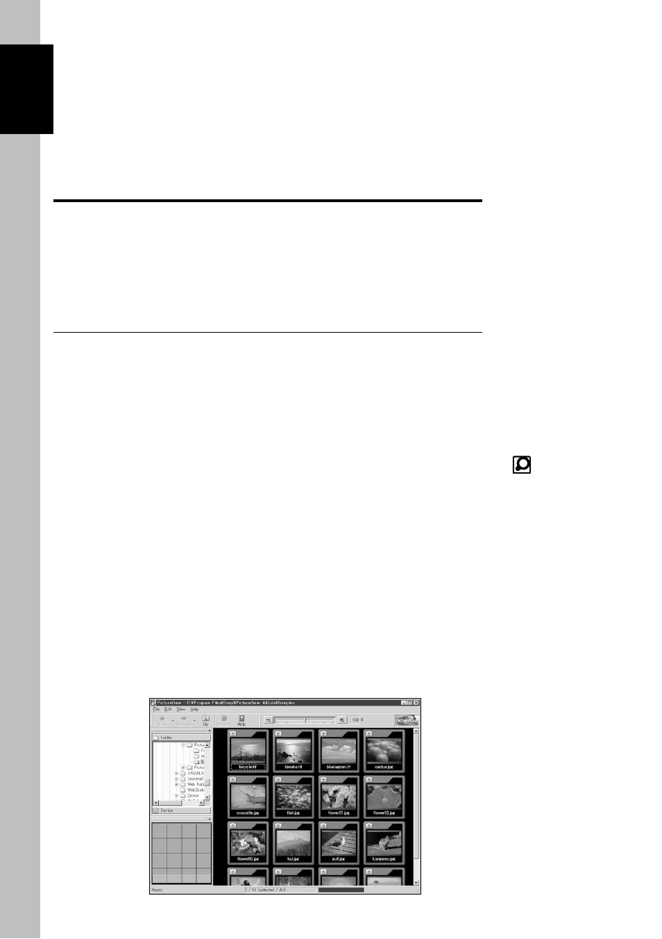 What is picturegear lite, Main functions, Picturegear lite | Sony PEG-N760C User Manual | Page 26 / 29