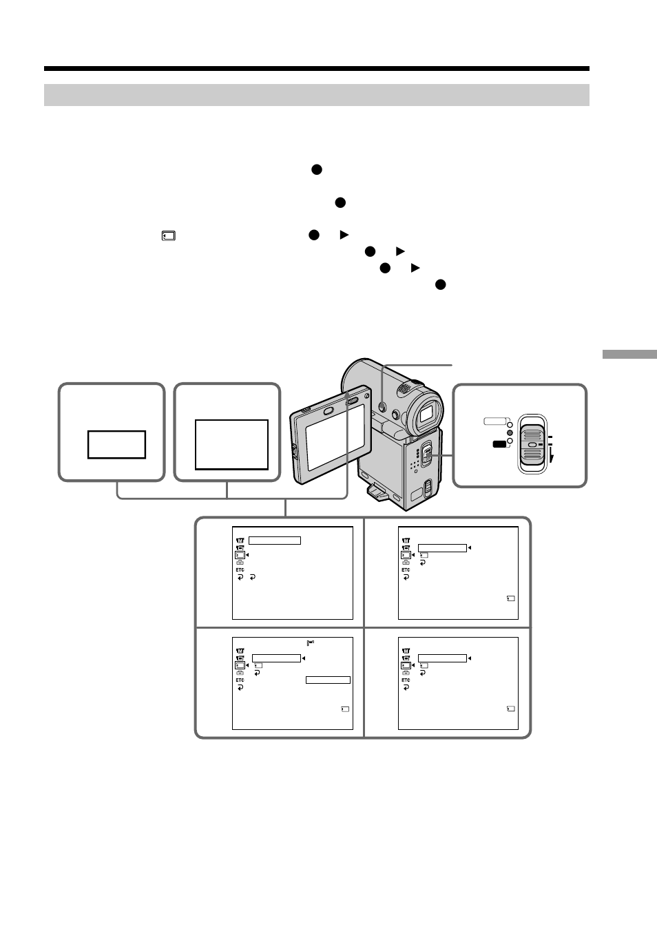 Menu | Sony DCR-IP5 User Manual | Page 115 / 196