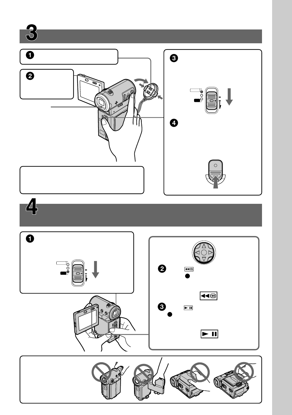 13 recording a picture, Monitoring the playback picture on the lcd screen, P. 29) | P. 39) | Sony DCR-IP5 User Manual | Page 13 / 196