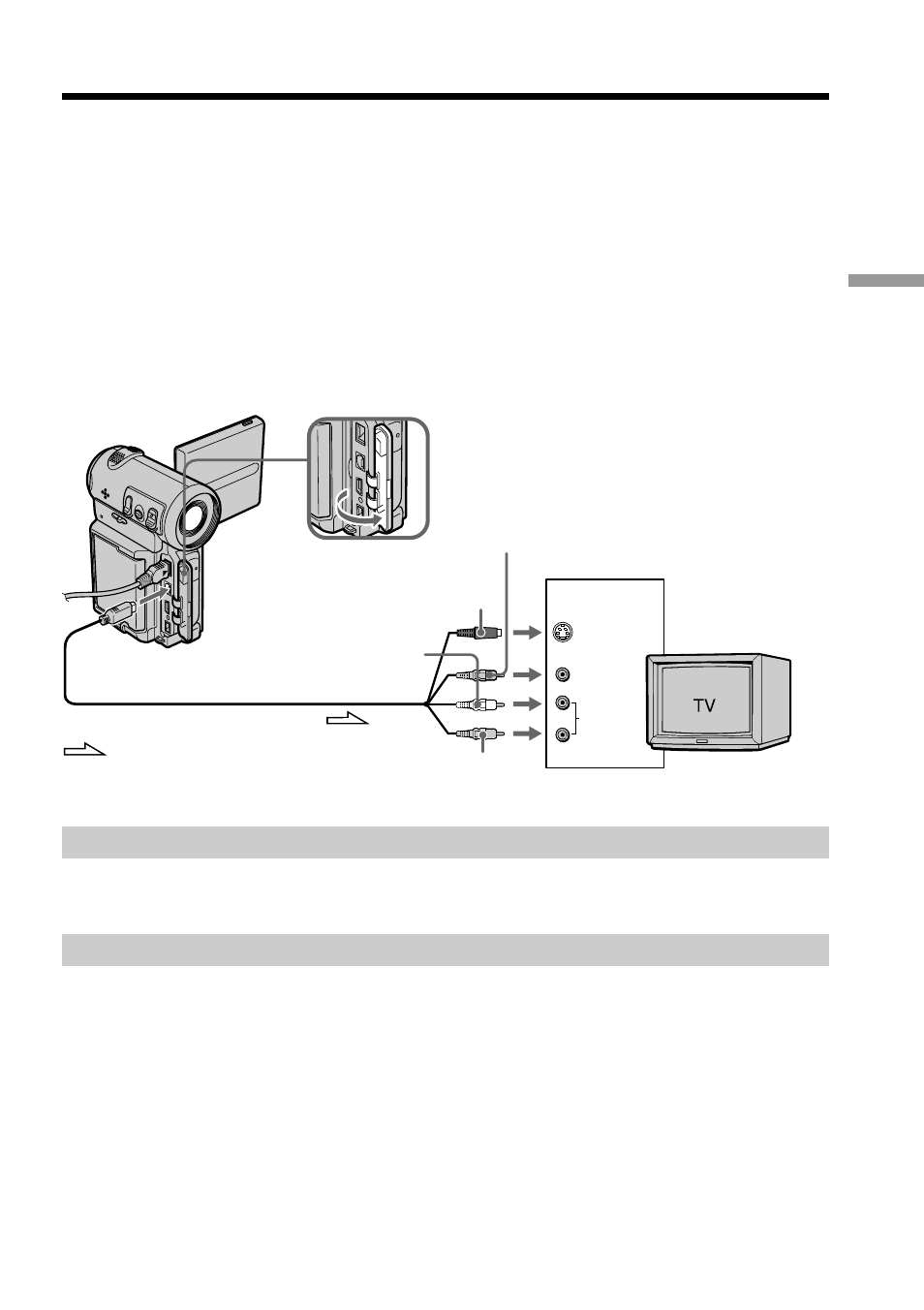 Viewing the recording on the tv screen | Sony DCR-IP5 User Manual | Page 45 / 196