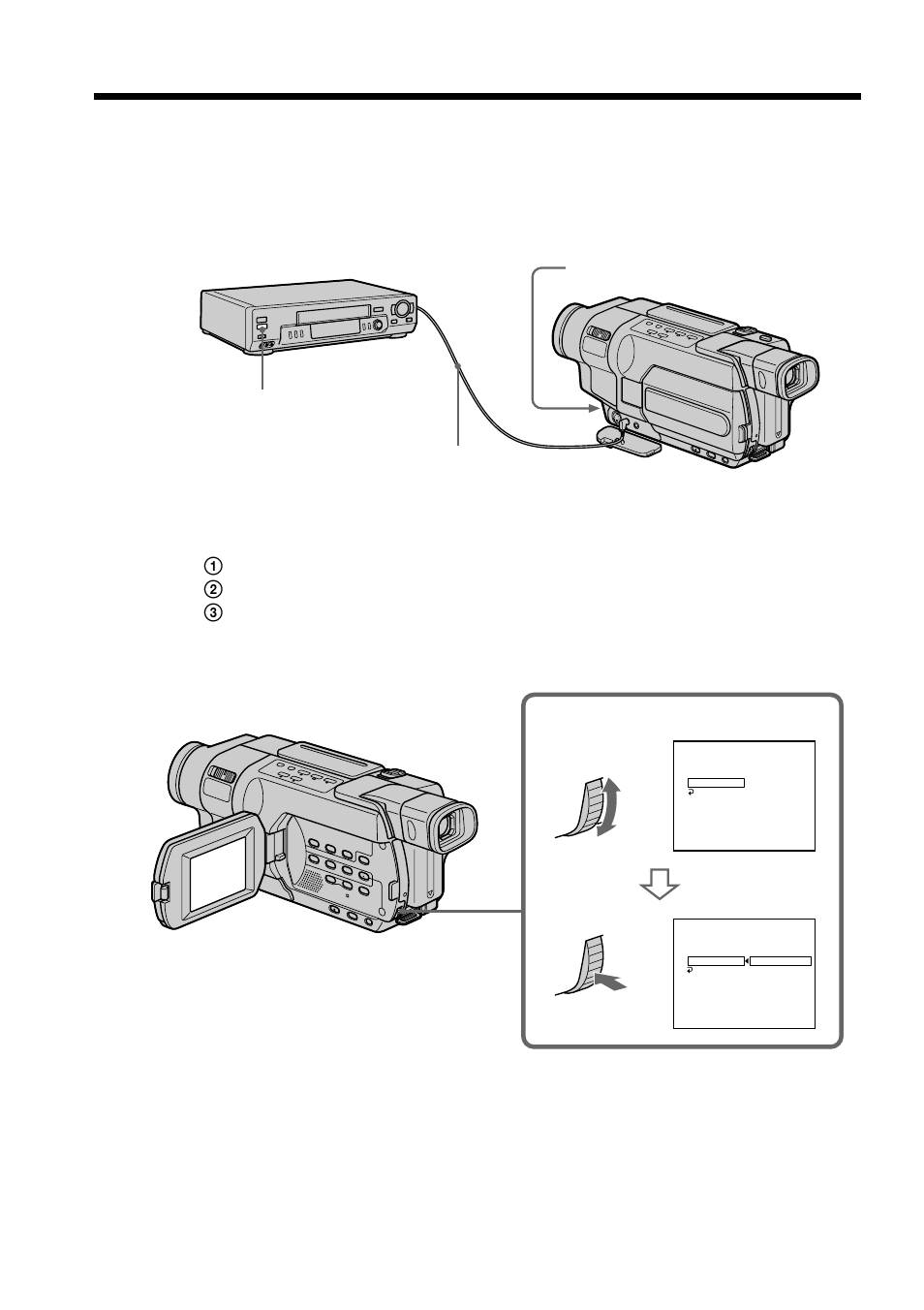 Dubbing a tape easily – easy dubbing, 4) confirming the vcr operation, When the vcr does not operate correctly | Sony DCR-TRV250 User Manual | Page 102 / 268
