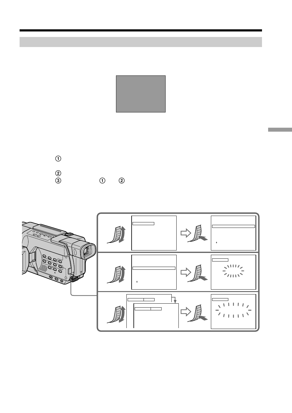 Step 3: selecting the title, Dubbing a tape easily – easy dubbing, Hello | Ccd-trv418, Editing | Sony DCR-TRV250 User Manual | Page 103 / 268