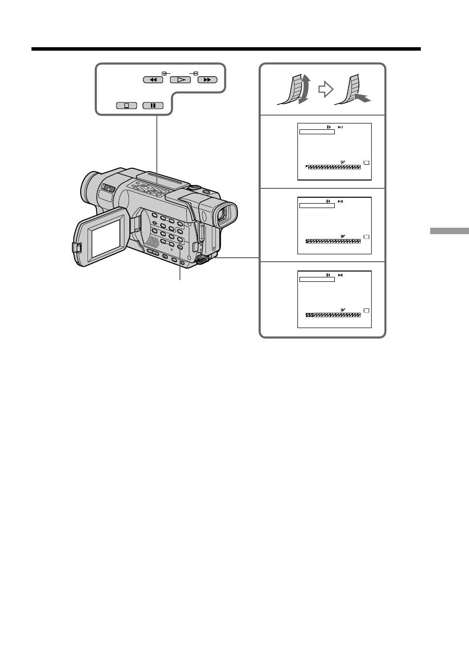 Erasing the program you have set, Menu, Erase out first and then in of the last program | Sony DCR-TRV250 User Manual | Page 157 / 268