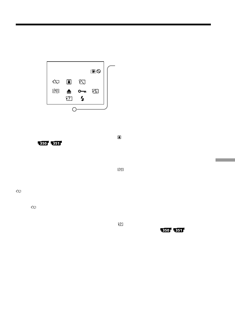 Warning indicators and messages | Sony DCR-TRV250 User Manual | Page 233 / 268