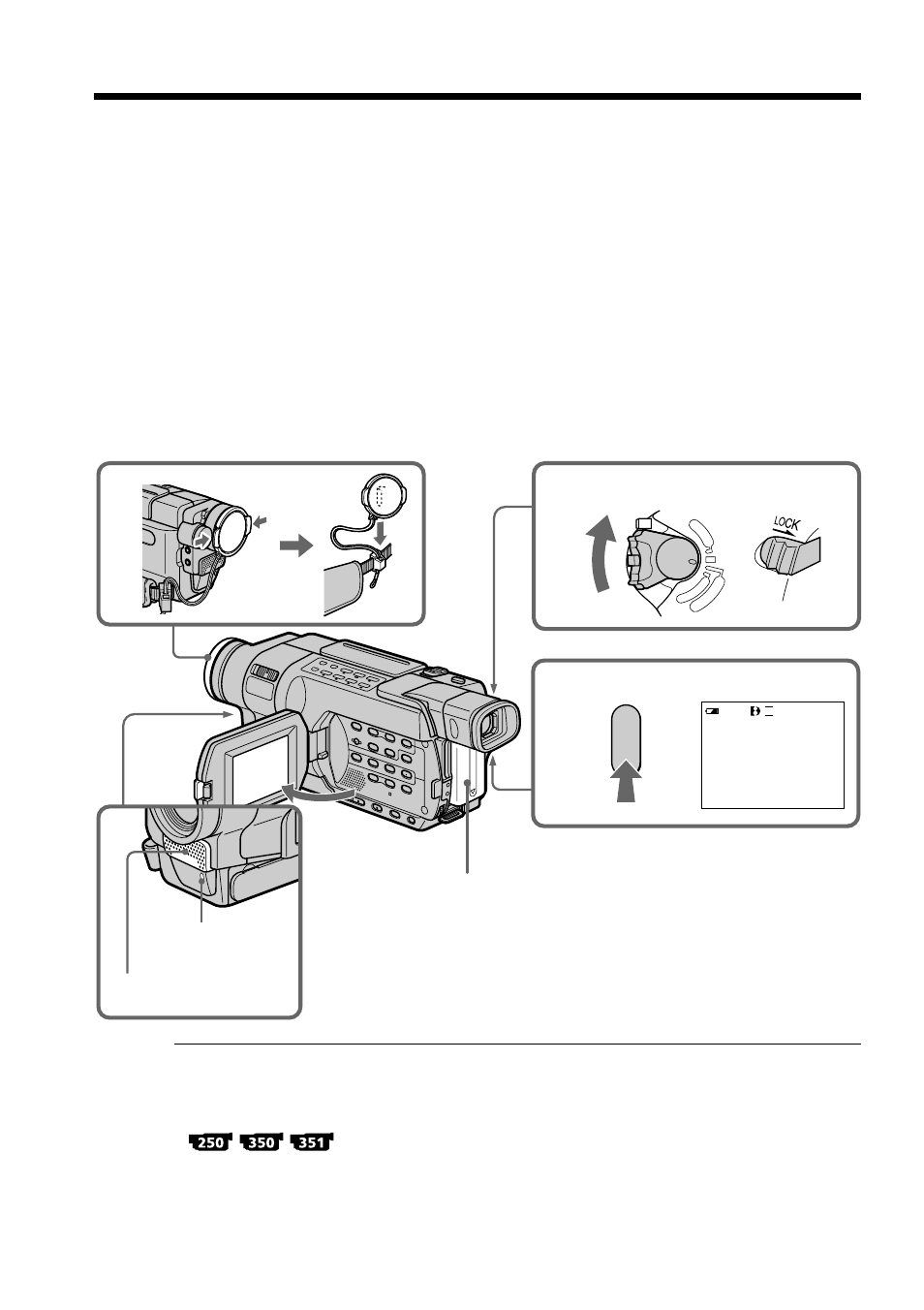 Recording – basics, Recording a picture | Sony DCR-TRV250 User Manual | Page 30 / 268