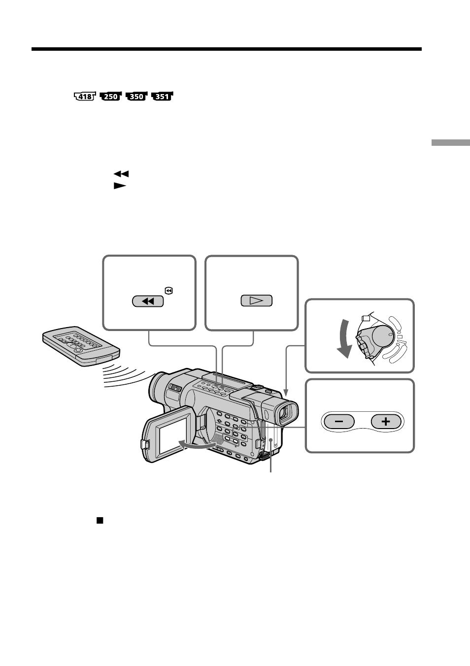 Playback – basics, Playing back a tape | Sony DCR-TRV250 User Manual | Page 45 / 268