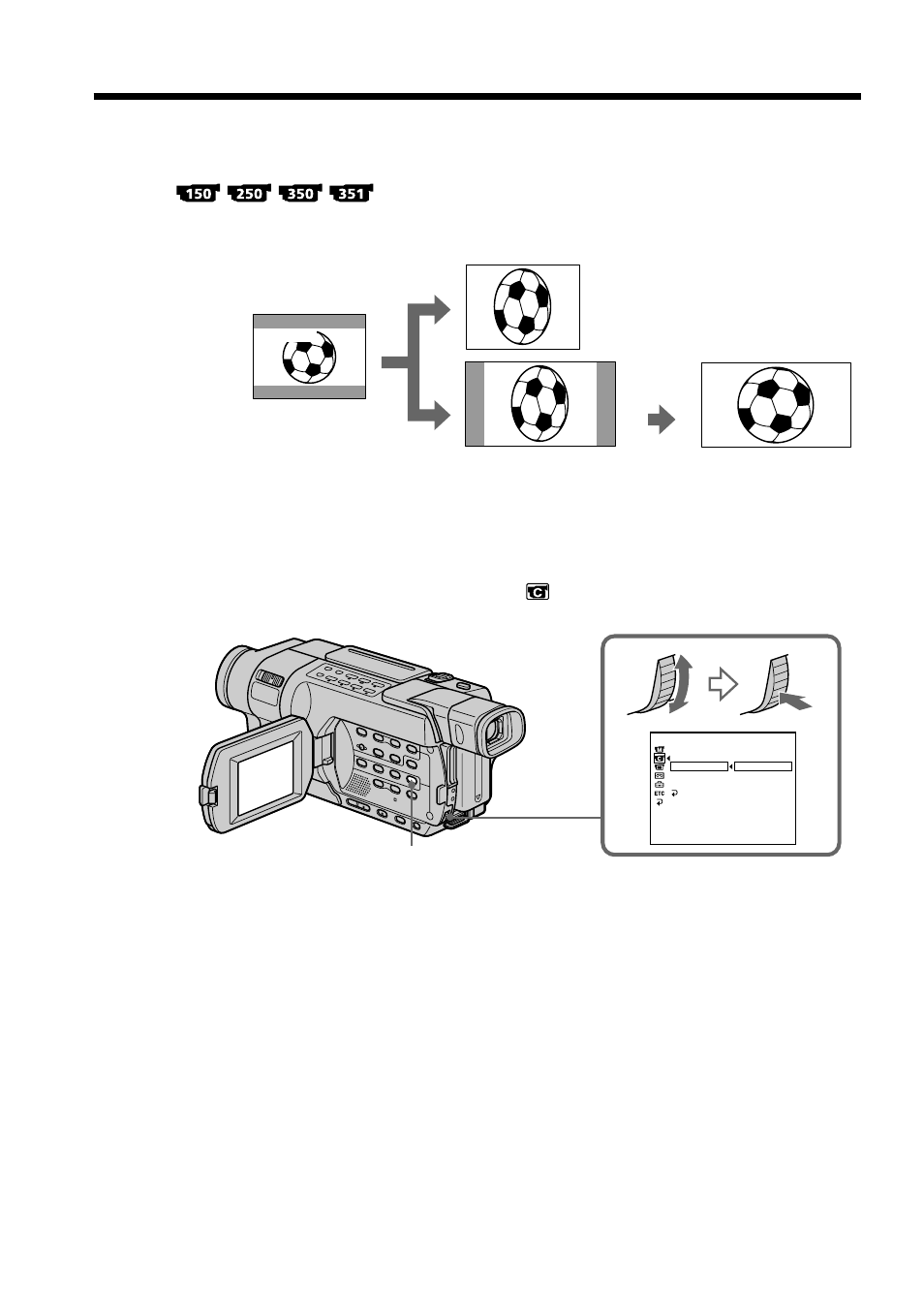 Using the wide mode | Sony DCR-TRV250 User Manual | Page 58 / 268